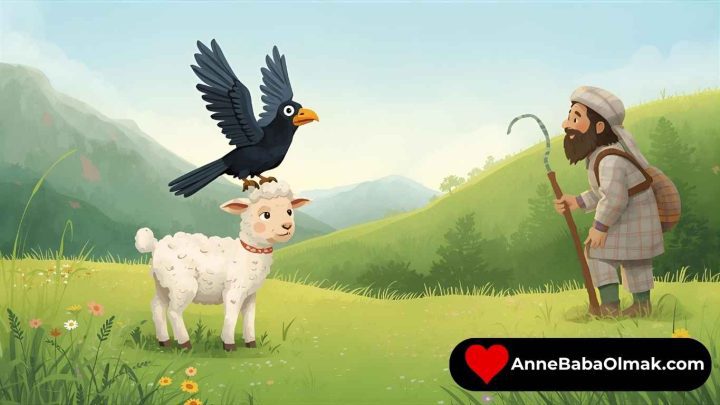 Karga ile Kuzu Masalı Kısa