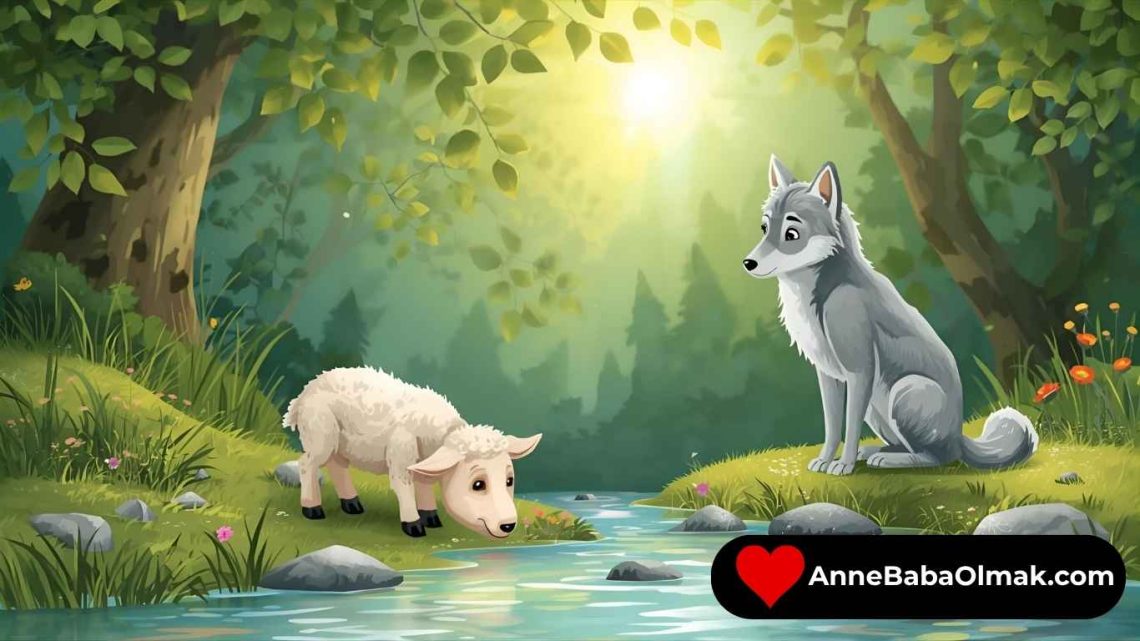 Kurt ile Kuzu Masalı Kısa