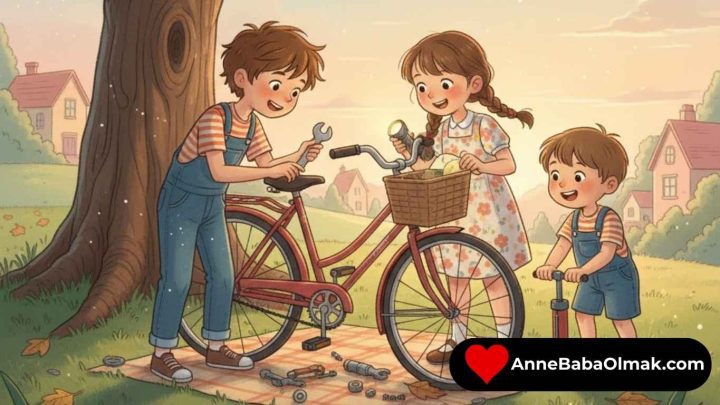 Kırık Tekerlekli Bisiklet ve Üç Yeni Arkadaş Hikayesi